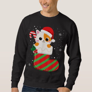 Moletom Gatinhos Doces de Natal Gatinho Doces de Natal Gat