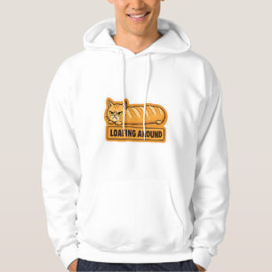 Moletom Gatito Engraçado Pão Fofinho Relaxando
