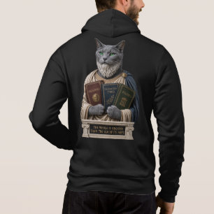 Moletom Gato Aristotle Azul Russo