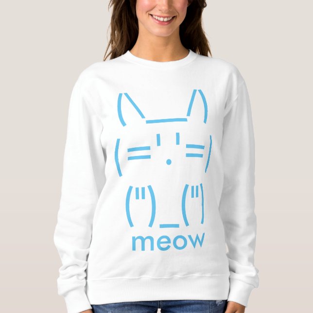 Moletom Gato ASCII (Frente)