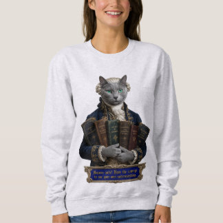 Moletom Gato Azul Russo Immanuel Kant