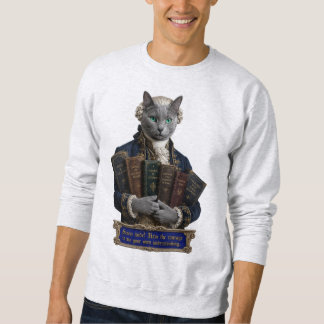 Moletom Gato Azul Russo Immanuel Kant