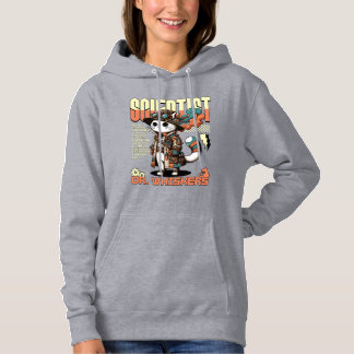Moletom Gato Cientista | Gato Engraçado | Casual Hoodie