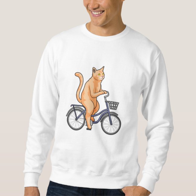 Moletom Gato com Bicicleta (Frente)