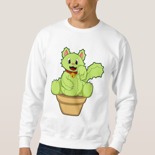 Moletom Gato como Cactus (Frente)