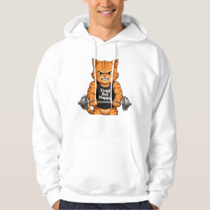 Moletom Gato de Academia Construtor de Corpo Levantamento