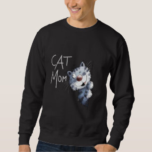 Moletom Gato de Cartografia de Gato Azul, Gato Gatinho Gat