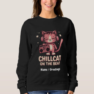Moletom Gato de Chill Bonito na Design da Trendy Beat
