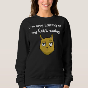Moletom Gato de Conversação