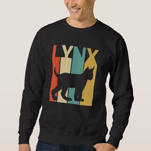 Moletom Gato de Lynx bonito (Frente)