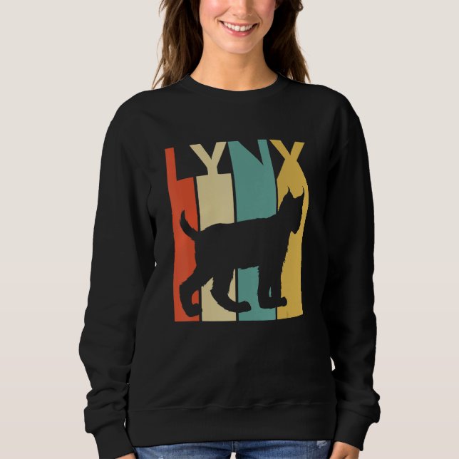 Moletom Gato de Lynx bonito (Frente)