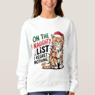 Moletom Gato De Natal Encantado, Encantado