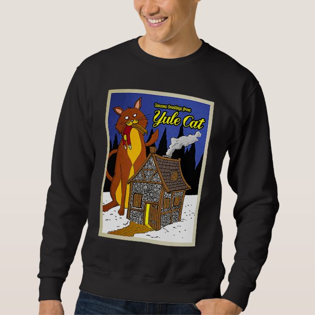Moletom Gato de Yule (Frente)