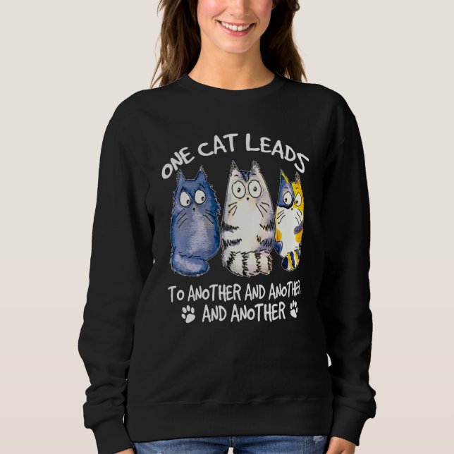 Moletom Gato Design Gato Gatinhos Ressaca (Frente)