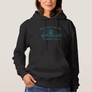 Moletom Gato Divertido Vintage Guaxinim Gambá Gambá-americ