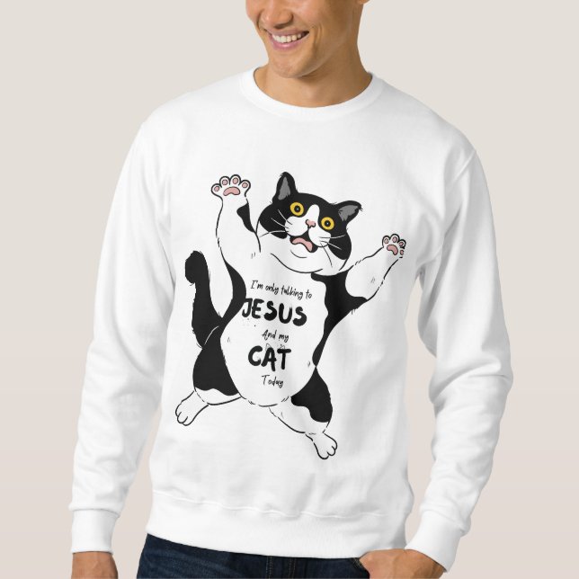 Moletom Gato engraçado Tee, Pele Mamãe Tee, dono de gatos (Frente)