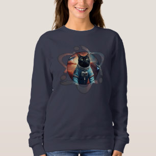 Moletom Gato Espacial Ciência