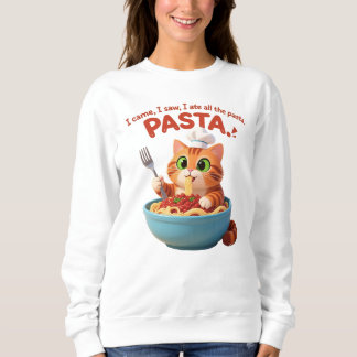 Moletom Gato Espaguete Divertido