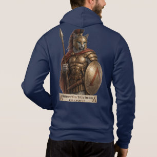 Moletom Gato Espartano Azul Russo