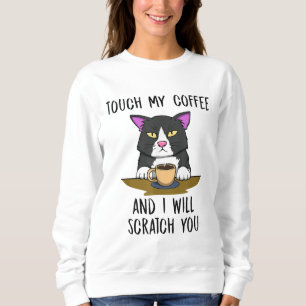 Moletom Gato-Gatinho-Gato-Engraçado, Seu Café