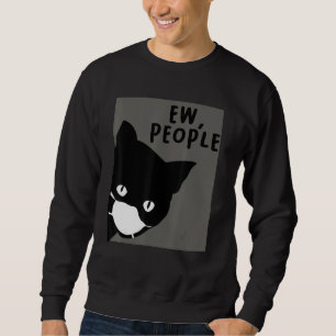 Moletom Gato Gato Com Máscara De Rosto Pessoas De Ovo Cat 