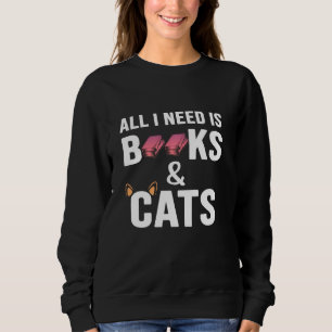 Moletom Gato Gato Gato Gato Bastante O Que Preciso É De Li
