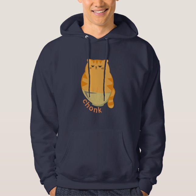 Moletom Gato Gordinho em uma Tigela (Frente)