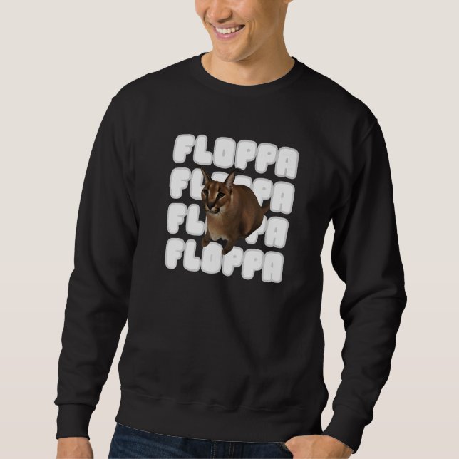 Moletom Gato Grande Floppa Meme (Frente)