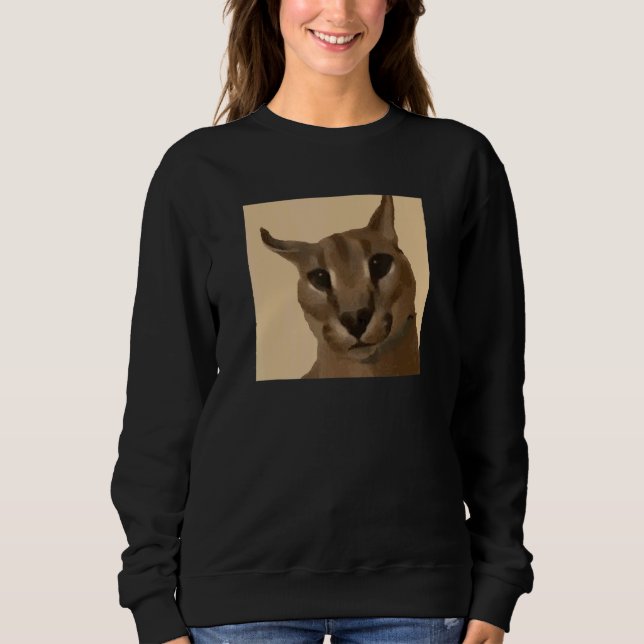 Moletom Gato Grande Floppa Meme (Frente)