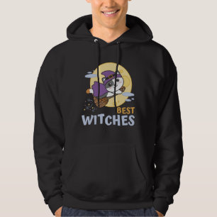 Moletom Gato Halloween Bruxas Meninas Bruxas Melhores Brux