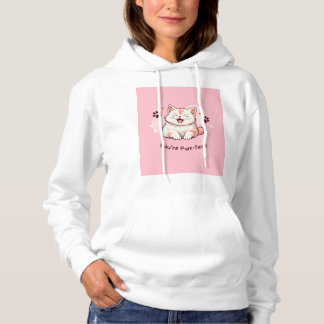 Moletom Gato-Hoodie - Estilo Rosa