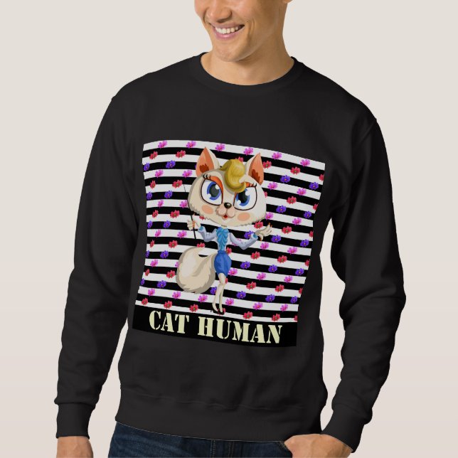 Moletom Gato humano (Frente)