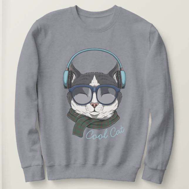 Moletom Gato legal (Frente do Design)