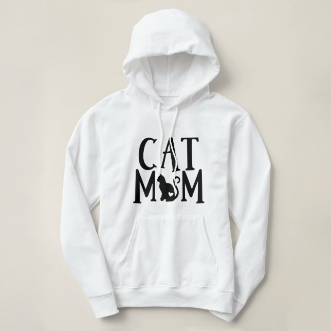 Moletom Gato Louco Senhora Mãe Gatinho Gatinho Gatinhos Pr (Frente do Design)