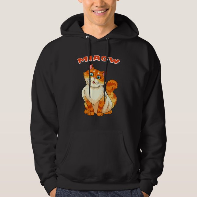 Moletom Gato Miaow Gato (Frente)
