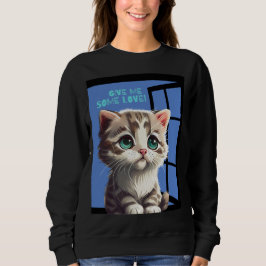 MOLETOM GATO NA JANELA CITAÇÃO