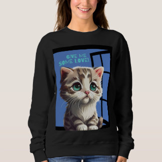 MOLETOM GATO NA JANELA CITAÇÃO