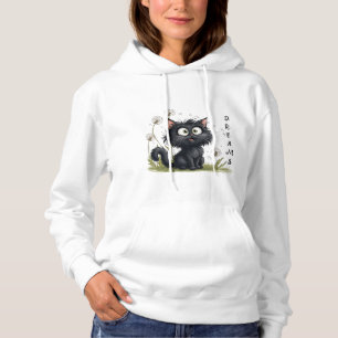 Moletom Gato na Terra de Fluffy Dandelions