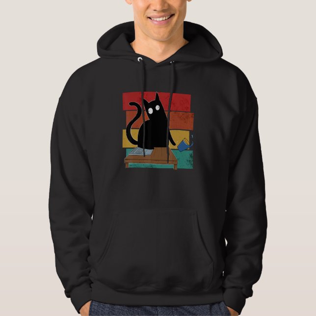 Moletom Gato Negro Cheeky de Kitten (Frente)