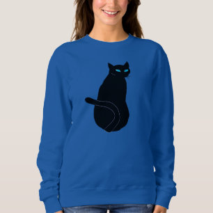 Moletom Gato Negro De Olho Azul - Miau