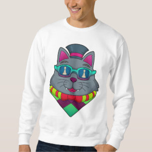 Moletom Gato no Xadrez com Peão de Xadrez