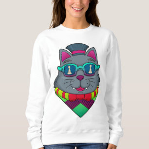 Moletom Gato no Xadrez com Peão de Xadrez