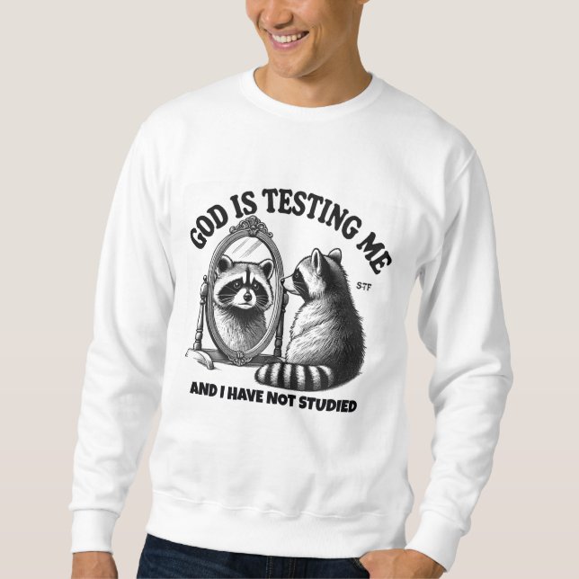 Moletom Gato oficial de destruição do ornamento no Natal (Frente)