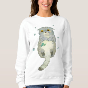 Moletom gato peludo