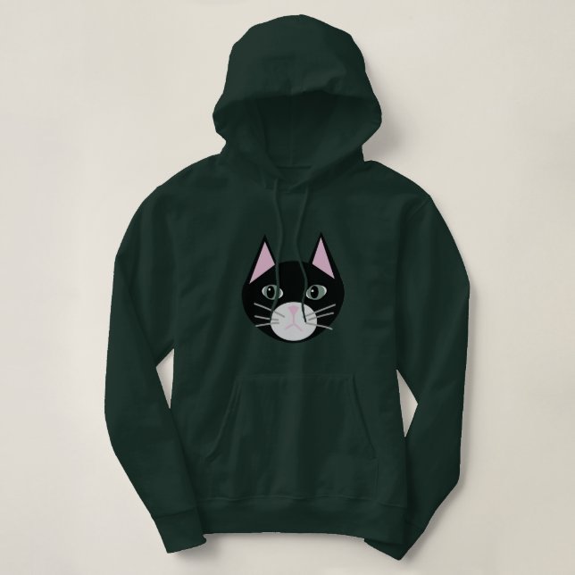 Moletom Gato Preto (Frente do Design)