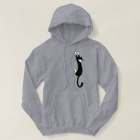 Gato Preto e Branco Seguindo | Engraçado Tuxedo Ca