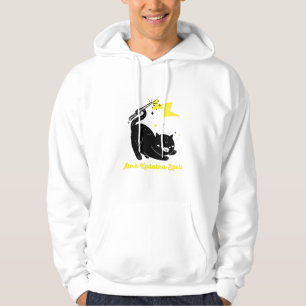 Moletom Gato preto mago - Feitiço Abra Kadabra