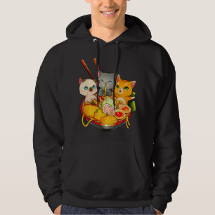 Moletom Gato Ramen Kawaii Neko Anime Otaku Gatos Comida Ja