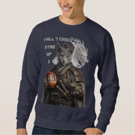 Moletom Gato Samurai Azul Russo