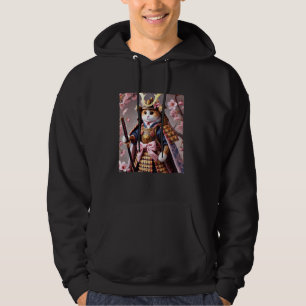 Moletom Gato Samurai Japonês Kawaii Gato Ninja Arte De Gat